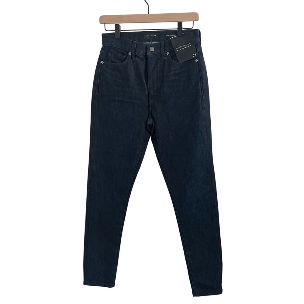 NWT Banana Republic Dark Wash High Rise Skinny Ankle Jeans Size 27